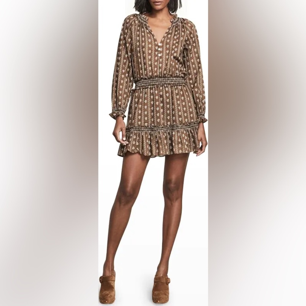 Veronica Beard Espie dress brown